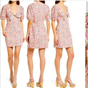 Adelyn rae karina tie front minidress